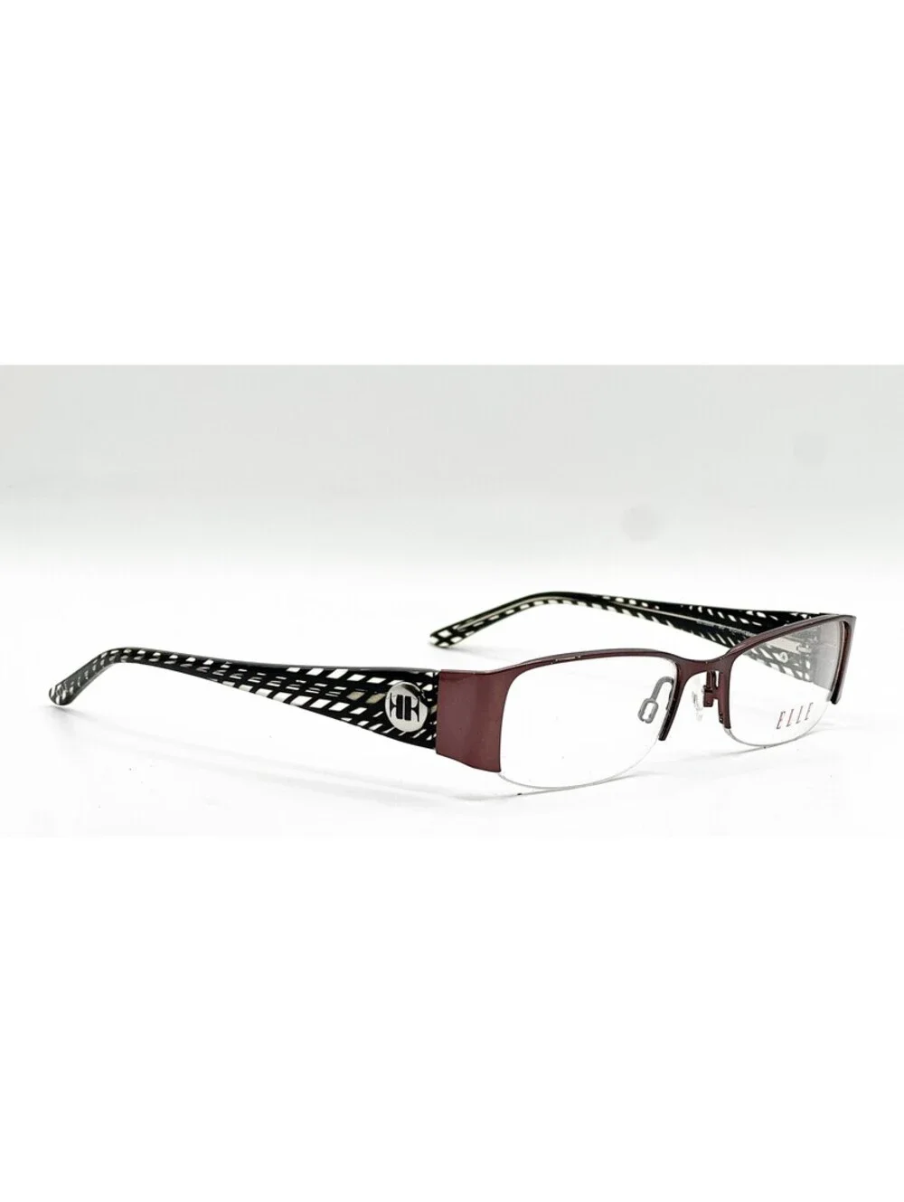 Elle El13306 Bu Burgundy Authentic Eyeglasses 51-17-135